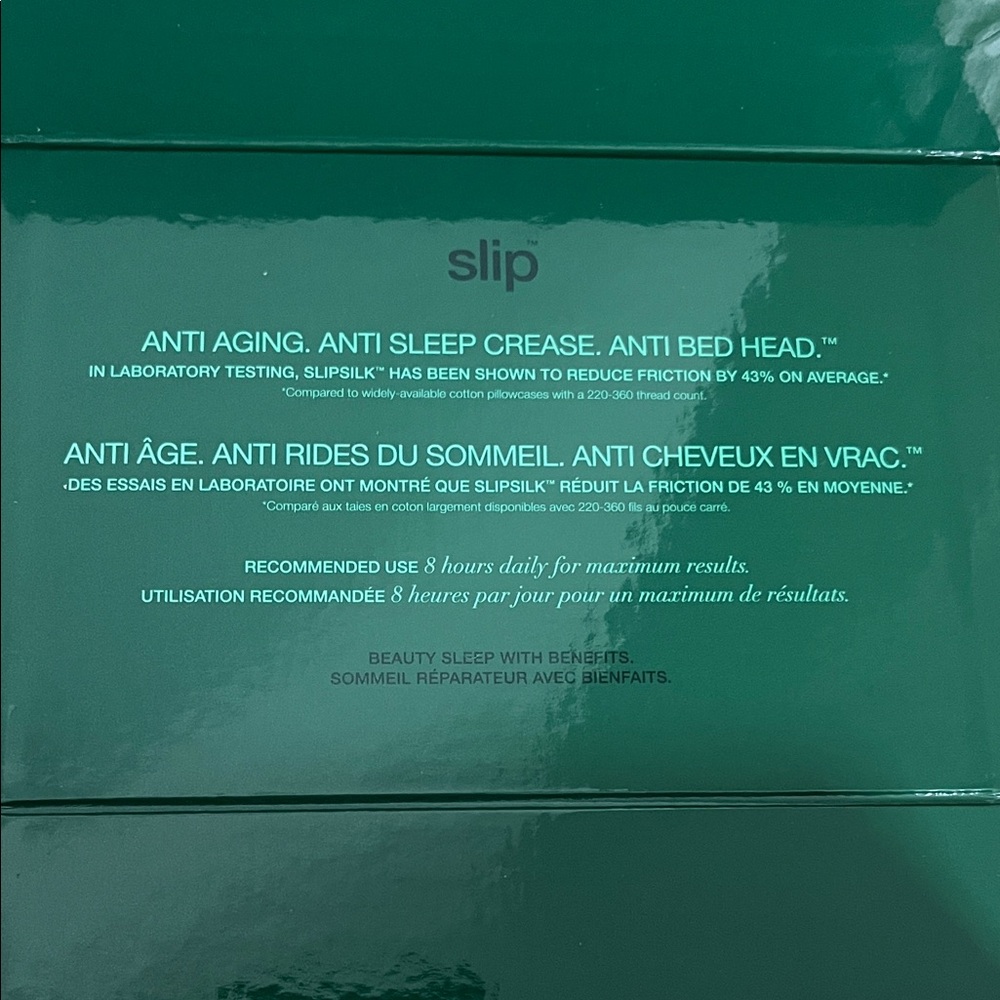 Slip Green Pure Silk Pillowcase - Picture 3 of 4